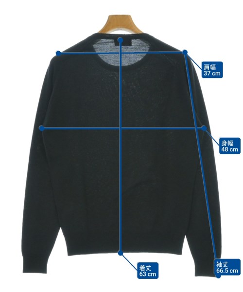 JOHN SMEDLEY（ジョンスメドレー）ニット・セーター 黒 サイズ:M メンズ/2200675375160