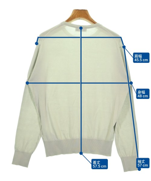 JOHN SMEDLEY（ジョンスメドレー）ニット・セーター 白 サイズ:S レディース/2200680781109
