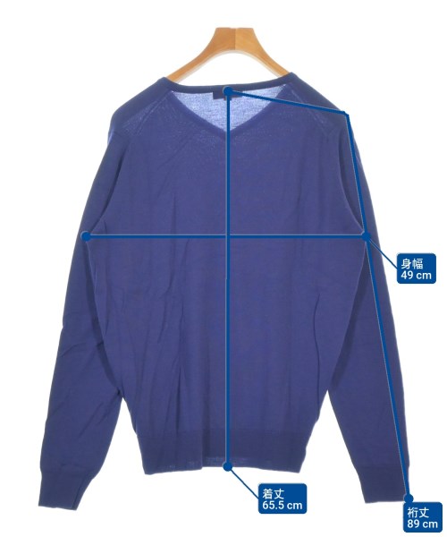 JOHN SMEDLEY（ジョンスメドレー）ニット・セーター 紫 サイズ:L メンズ/2200688597016
