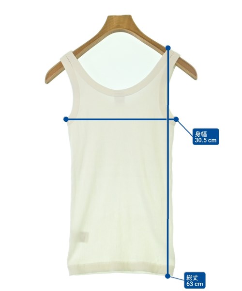 JOHN SMEDLEY（ジョンスメドレー）タンクトップ 白 サイズ:-(XS位) レディース/2200692080030