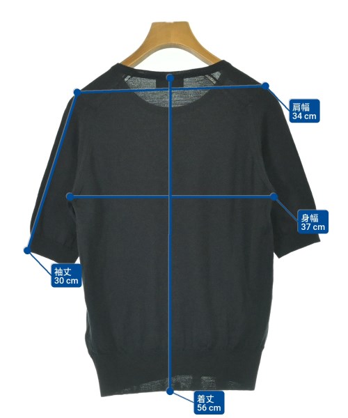 JOHN SMEDLEY（ジョンスメドレー）ニット・セーター 黒 サイズ:M レディース/2200695652036