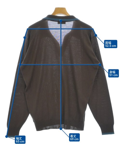 JOHN SMEDLEY（ジョンスメドレー）ニット・セーター 赤 サイズ:M メンズ/2200697783080