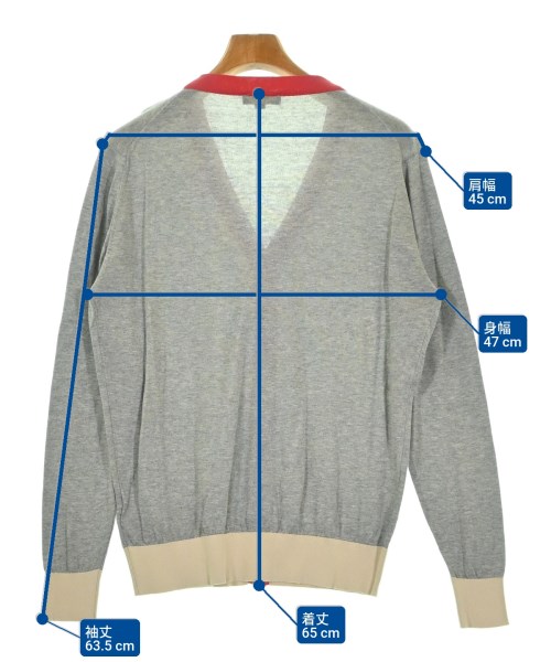 JOHN SMEDLEY（ジョンスメドレー）カーディガン グレー サイズ:M レディース/2200695937942