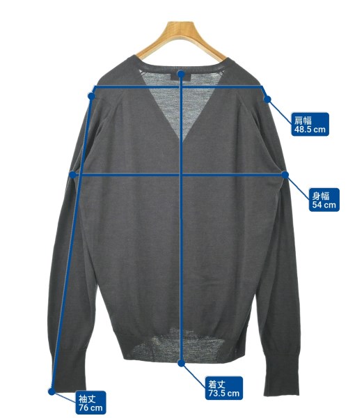 JOHN SMEDLEY（ジョンスメドレー）カーディガン グレー サイズ:XXL メンズ/2200698481039