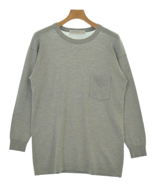 JOHN SMEDLEY(ジョンスメドレー)ニット・セーター グレー サイズ:L/2200694629077