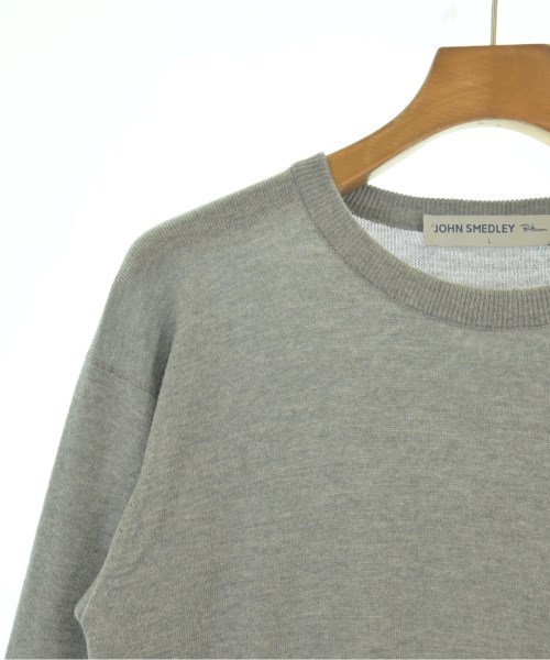 JOHN SMEDLEY（ジョンスメドレー）ニット・セーター グレー サイズ:L メンズ/2200694629077