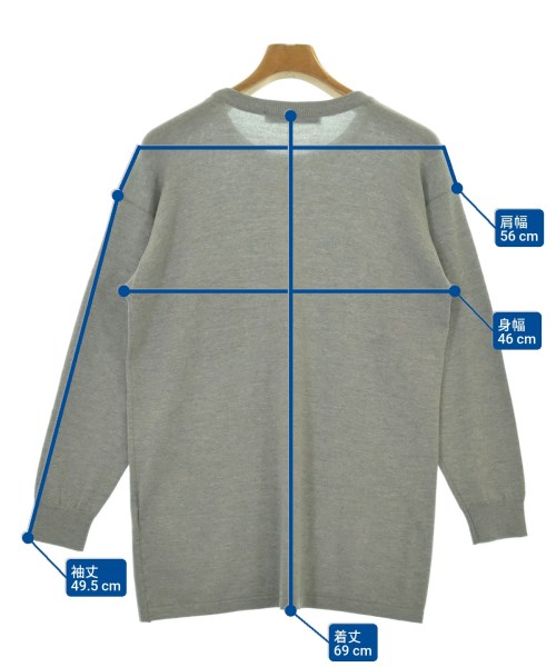 JOHN SMEDLEY（ジョンスメドレー）ニット・セーター グレー サイズ:L メンズ/2200694629077