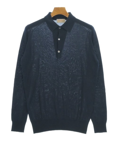 JOHN SMEDLEY(ジョンスメドレー)ニット・セーター 紺 サイズ:M/2200698164130