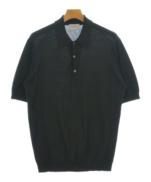 JOHN SMEDLEY(ジョンスメドレー)ポロシャツ 黒 サイズ:M/2200698164154