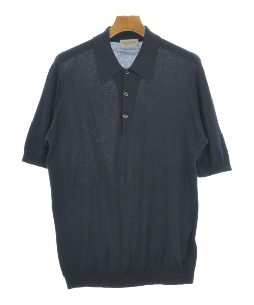 JOHN SMEDLEY(ジョンスメドレー)ポロシャツ 紺 サイズ:M/2200698164161