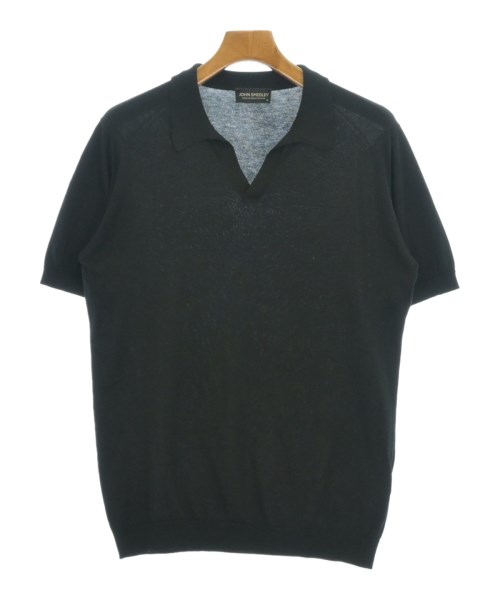 JOHN SMEDLEY(ジョンスメドレー)ポロシャツ 黒 サイズ:M/2200698164178