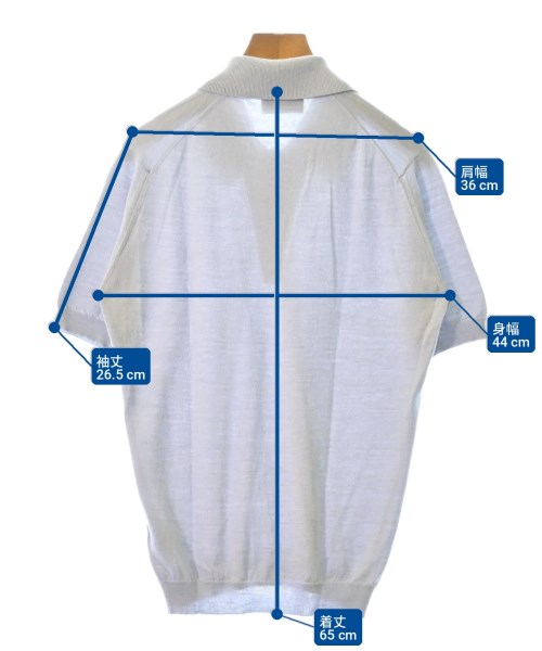 JOHN SMEDLEY（ジョンスメドレー）ニット・セーター グレー サイズ:XS メンズ/2200698823020