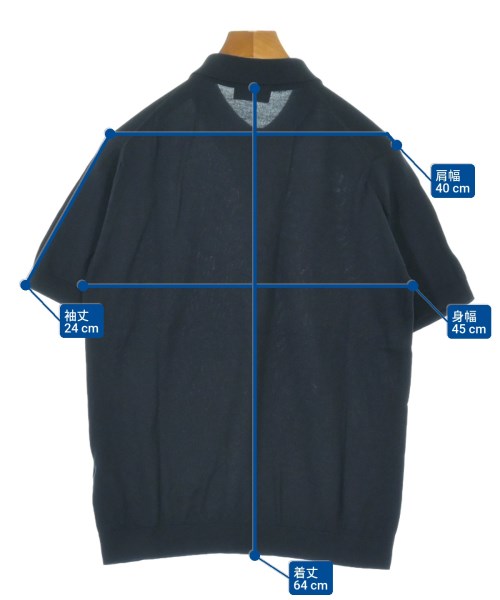 JOHN SMEDLEY（ジョンスメドレー）ニット・セーター 紺 サイズ:L メンズ/2200649644223