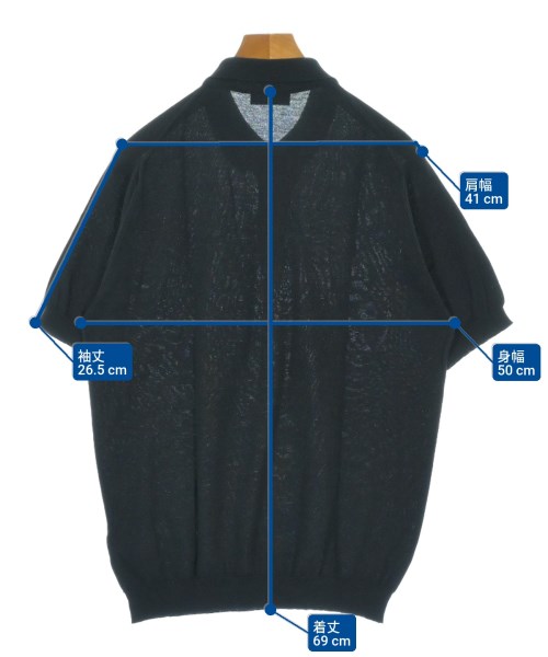 JOHN SMEDLEY（ジョンスメドレー）ニット・セーター 紺 サイズ:L メンズ/2200649644254