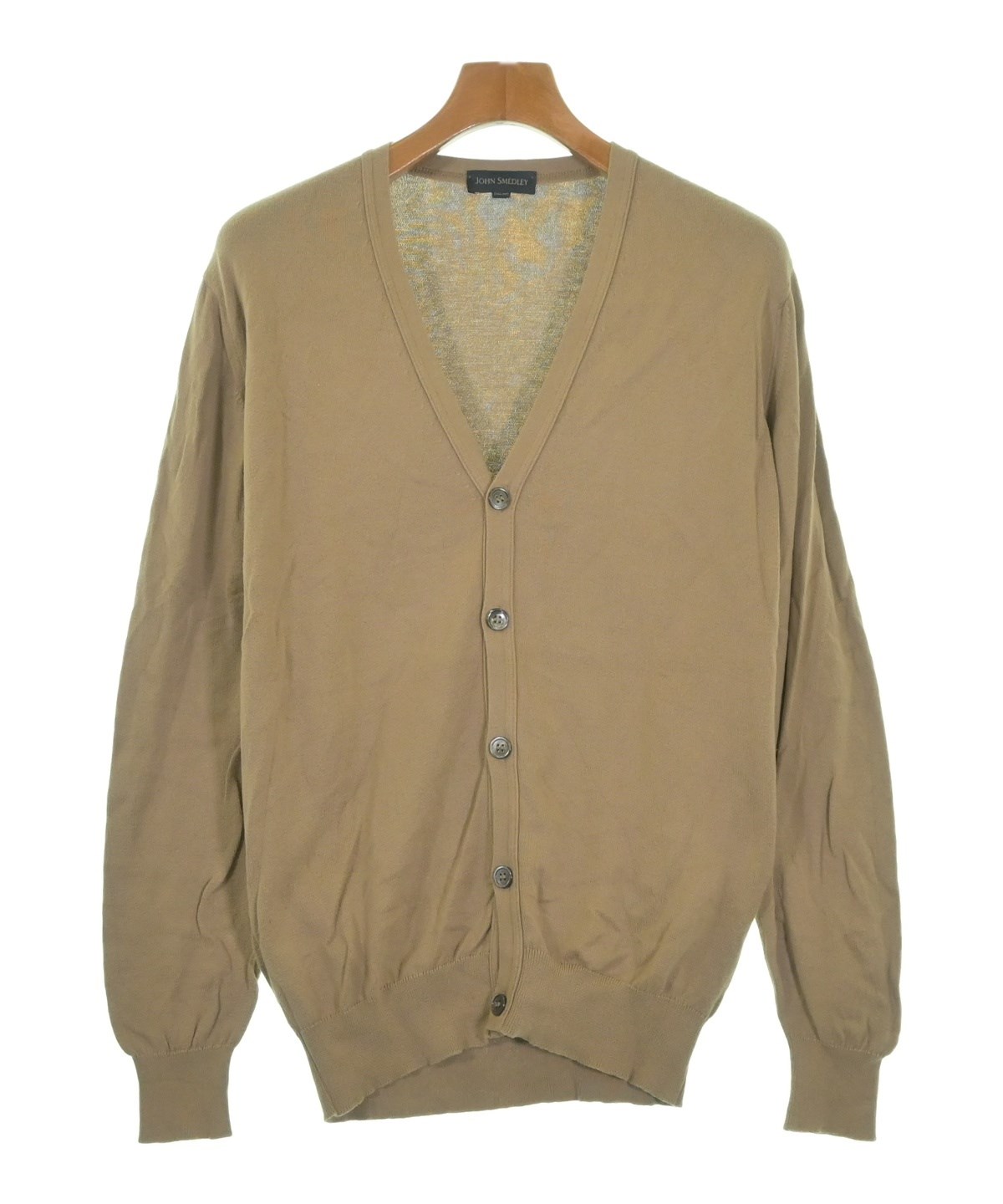JOHN SMEDLEY（ジョンスメドレー）カーディガン 茶 サイズ:S メンズ