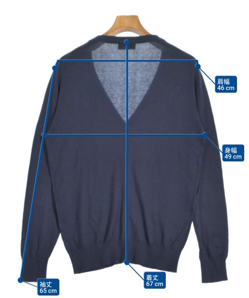 JOHN SMEDLEY（ジョンスメドレー）カーディガン 紺 サイズ:S メンズ/2200651626088