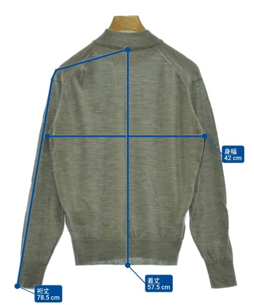 JOHN SMEDLEY（ジョンスメドレー）ニット・セーター グレー サイズ:S レディース/2200655830023