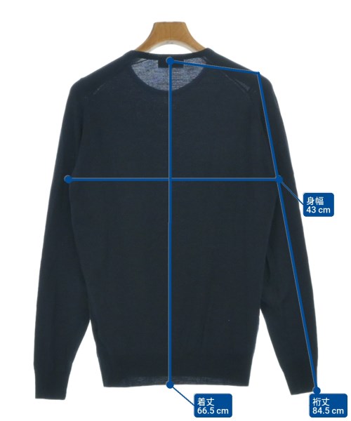 JOHN SMEDLEY（ジョンスメドレー）ニット・セーター 紺 サイズ:M メンズ/2200659002211