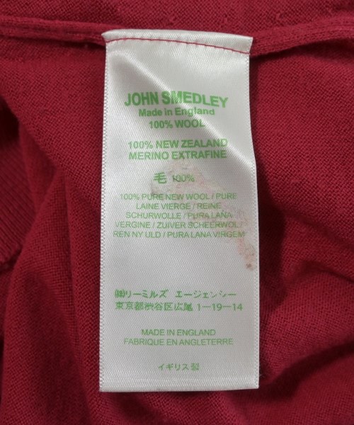 JOHN SMEDLEY（ジョンスメドレー）ニット・セーター ピンク サイズ:S メンズ/2200646206066