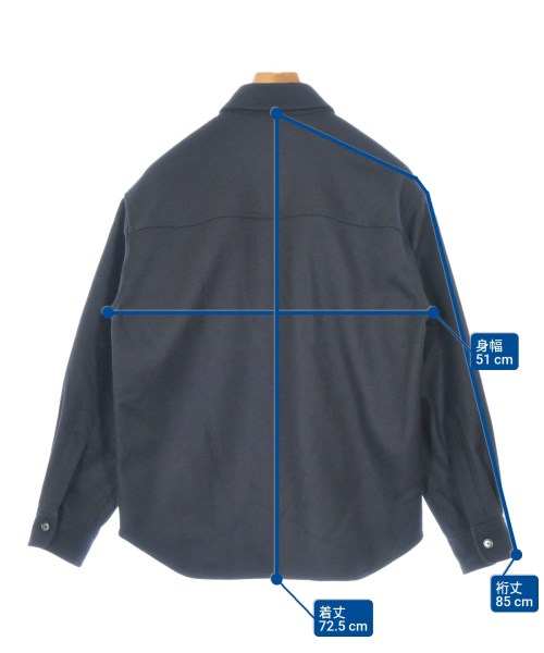 JOHN SMEDLEY（ジョンスメドレー）カジュアルシャツ 紺 サイズ:1(S位) メンズ/2200661894040