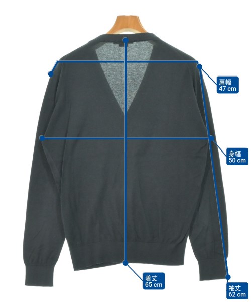 JOHN SMEDLEY（ジョンスメドレー）カーディガン 黒 サイズ:L メンズ/2200659160157