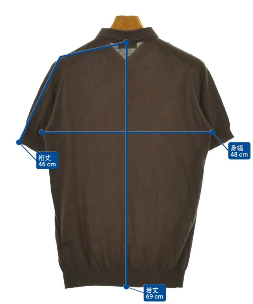 JOHN SMEDLEY（ジョンスメドレー）ニット・セーター 茶 サイズ:M メンズ/2200659636034