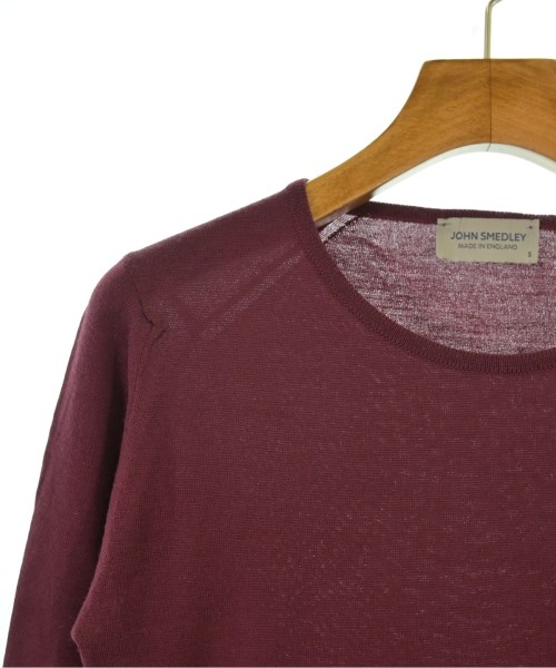 JOHN SMEDLEY（ジョンスメドレー）ニット・セーター 赤 サイズ:S レディース/2200662332060