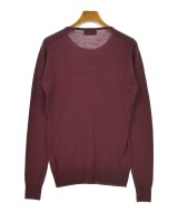 JOHN SMEDLEY（ジョンスメドレー）ニット・セーター 赤 サイズ:S レディース/2200662332060