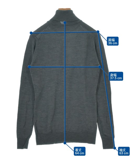 JOHN SMEDLEY（ジョンスメドレー）ニット・セーター グレー サイズ:-(M位) レディース/2200708023075