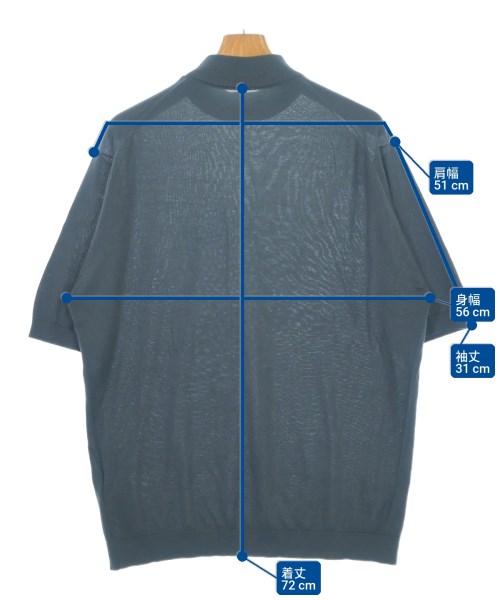 JOHN SMEDLEY（ジョンスメドレー）ニット・セーター 紺 サイズ:-(XL位) メンズ/2200714849089