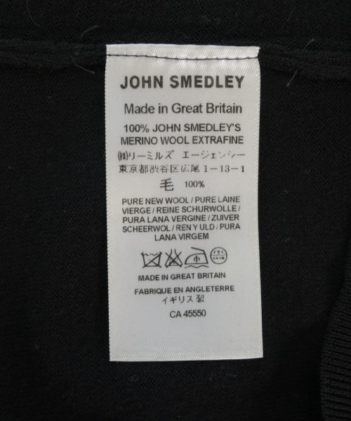 JOHN SMEDLEY（ジョンスメドレー）カーディガン 黒 サイズ:S メンズ/2200714608044