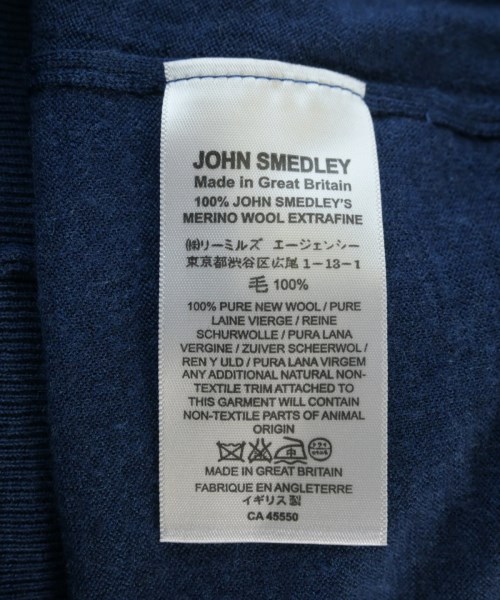 JOHN SMEDLEY（ジョンスメドレー）ニット・セーター 青 サイズ:S メンズ/2200715742051