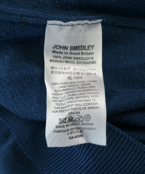 JOHN SMEDLEY（ジョンスメドレー）ニット・セーター 青 サイズ:S メンズ/2200719702297