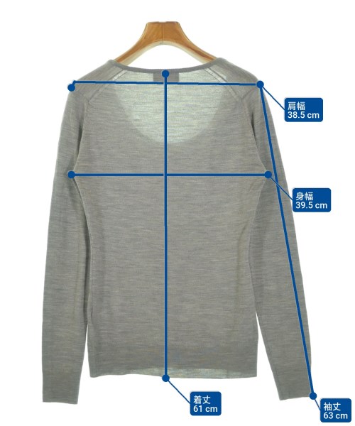 JOHN SMEDLEY（ジョンスメドレー）ニット・セーター グレー サイズ:S レディース/2200646152202