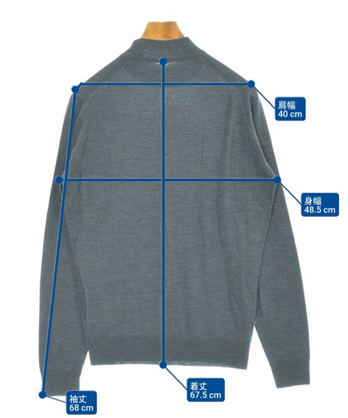 JOHN SMEDLEY（ジョンスメドレー）ニット・セーター グレー サイズ:-(M位) メンズ/2200637161039