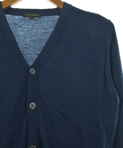JOHN SMEDLEY（ジョンスメドレー）カーディガン 紺 サイズ:S メンズ/2200639102023