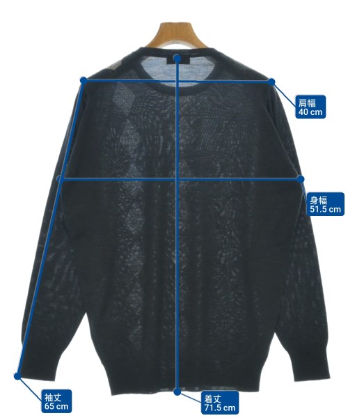 JOHN SMEDLEY（ジョンスメドレー）ニット・セーター グレー サイズ:M メンズ/2200640308261