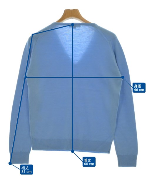 JOHN SMEDLEY（ジョンスメドレー）ニット・セーター 青 サイズ:M メンズ/2200650263017