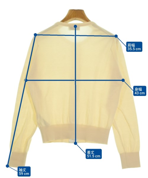 JOHN SMEDLEY（ジョンスメドレー）カーディガン 黄 サイズ:S レディース/2200642399069