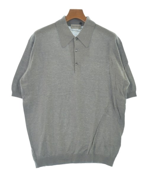 JOHN SMEDLEY(ジョンスメドレー)ポロシャツ グレー サイズ:L/2200649618361