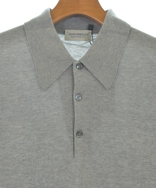 JOHN SMEDLEY（ジョンスメドレー）ポロシャツ グレー サイズ:L メンズ/2200649618361