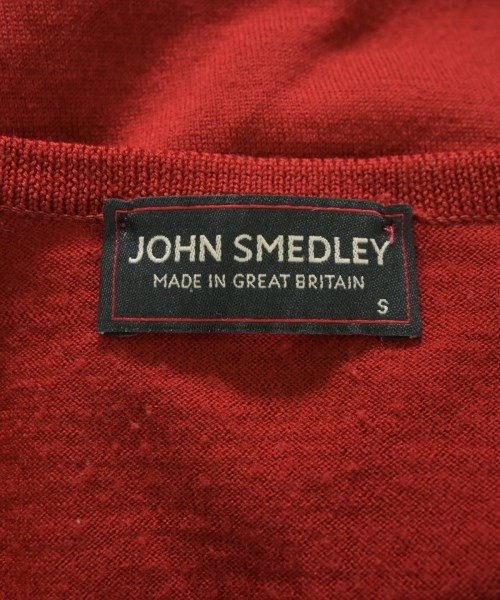 JOHN SMEDLEY（ジョンスメドレー）カーディガン 赤 サイズ:S レディース/2200649871032