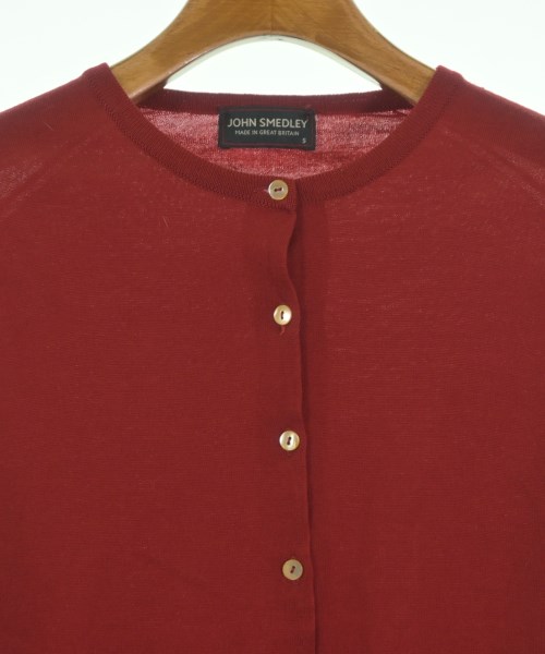 JOHN SMEDLEY（ジョンスメドレー）カーディガン 赤 サイズ:S レディース/2200649871032