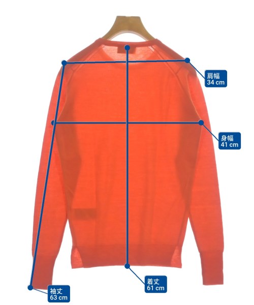 JOHN SMEDLEY（ジョンスメドレー）ニット・セーター オレンジ サイズ:XS レディース/2200652817027