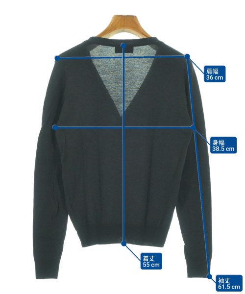 JOHN SMEDLEY（ジョンスメドレー）カーディガン 黒 サイズ:S レディース/2200646779096