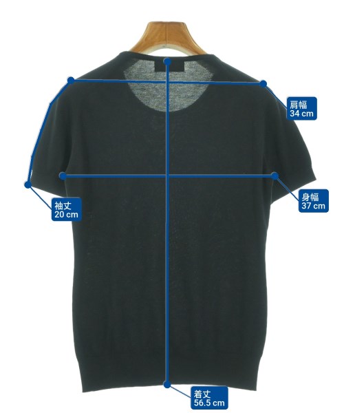 JOHN SMEDLEY（ジョンスメドレー）ニット・セーター 黒 サイズ:S レディース/2200650392212