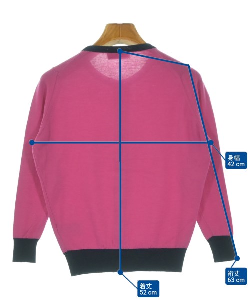 JOHN SMEDLEY（ジョンスメドレー）カーディガン ピンク サイズ:S レディース/2200654039038