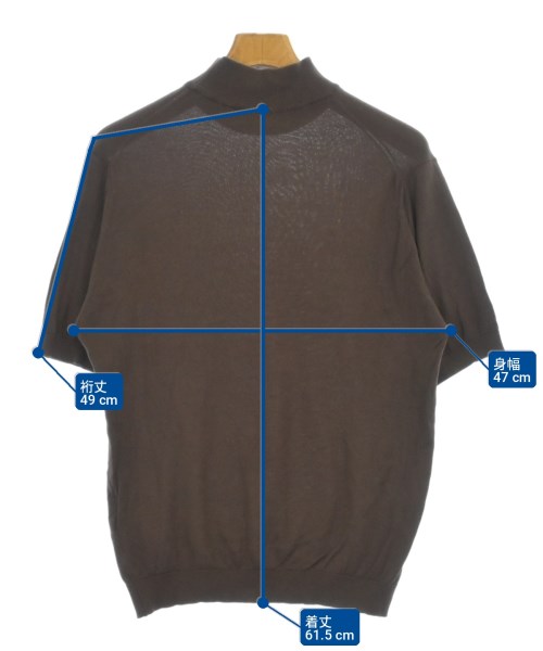 JOHN SMEDLEY（ジョンスメドレー）ニット・セーター 茶 サイズ:-(S位) メンズ/2200699905046