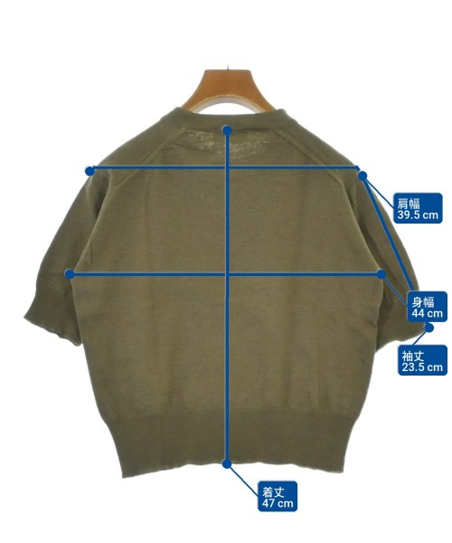 JOHN SMEDLEY（ジョンスメドレー）ニット・セーター カーキ サイズ:M レディース/2200703866080