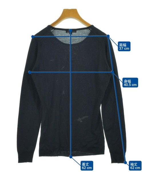 JOHN SMEDLEY（ジョンスメドレー）ニット・セーター 紺 サイズ:S レディース/2200703170293
